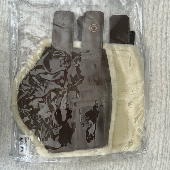 Equestrian Stockholm Medium Champagne Brushing Boots - Picture 2 of 3